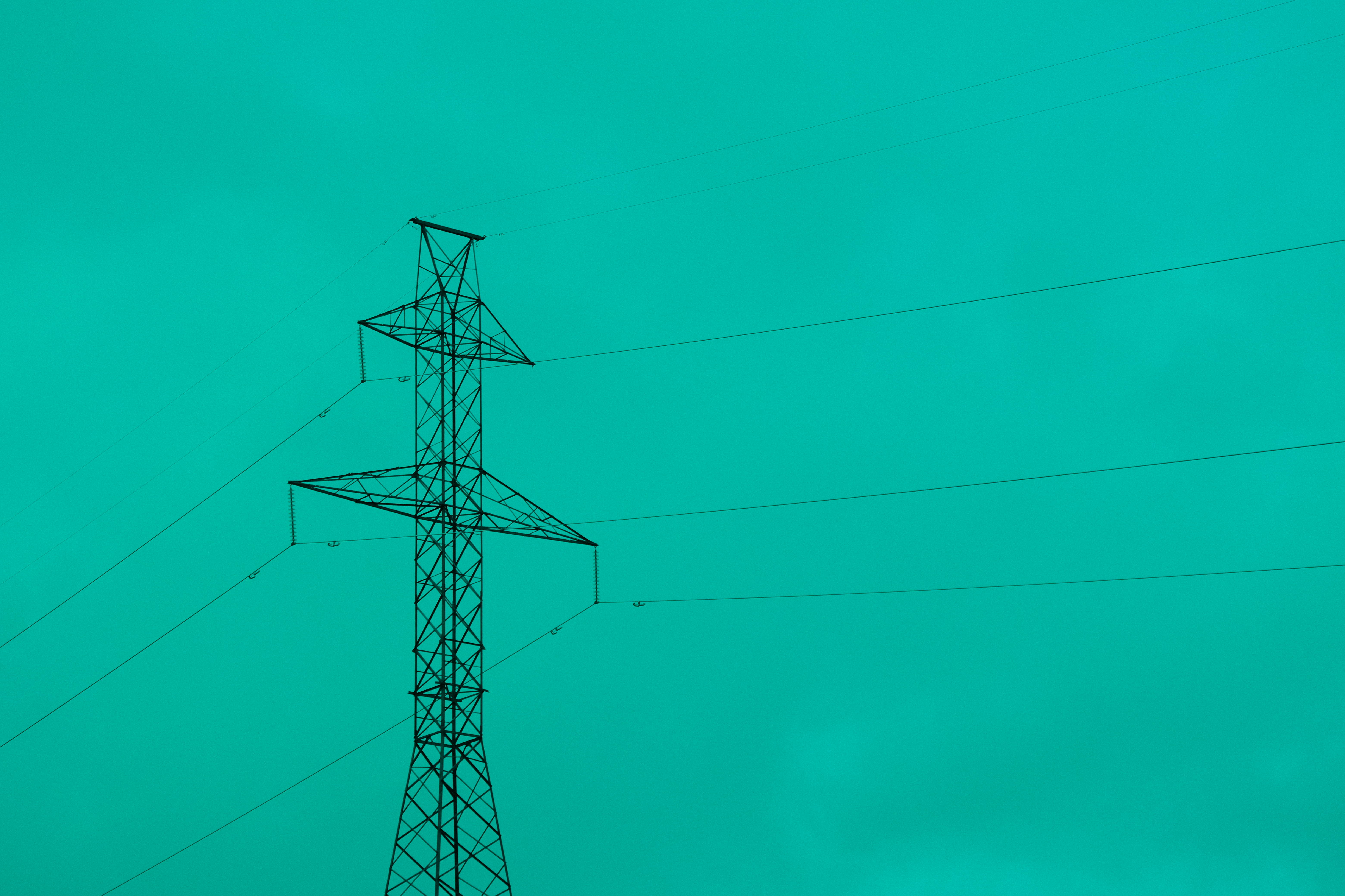 Photo of a transmission tower